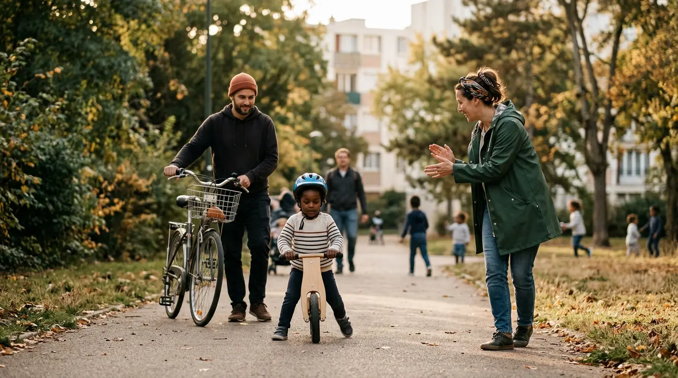 Le vélo en famille — Vélo Passerelle à Romainville